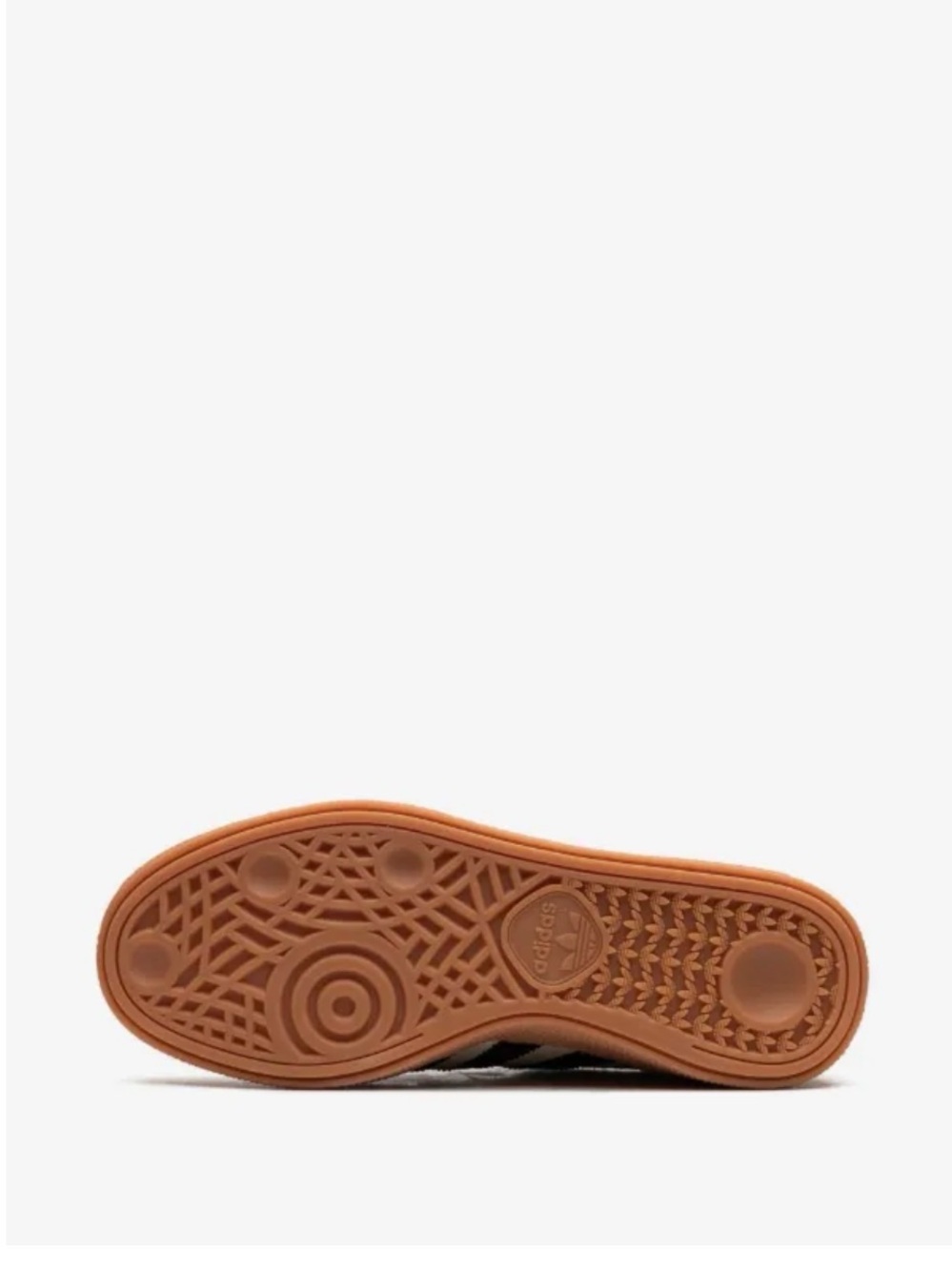 adidas Beige Suede Sneakers with Black Stripes - Picture 4 of 9